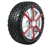 Michelin 92302 Cadenas de nieve de tela para coche (compatible con ABS y ESP, certificado TÜV/GS y ÖNORM), Easy Grip J11, 2 piezas