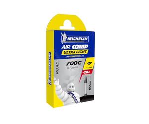 Michelin A1 Aircomp Ultralight Fahrrad Schlauch 28´´´, Variante:28´´´ 18/23-622. SV 60 mm
