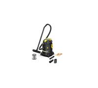 Michelin, Aspirador sólido y líquido X3 20L S, Rango silencioso, Tanque de Acero de 20 L, con Toma eléctrica, 800 W, con Accesorios, función de soplado 18 kPa