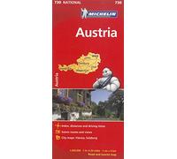 Michelin Austria Road and Tourist Map (Michelin Map) [Idioma Inglés]: 730 (MAPA NATIONAL)