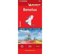 Michelin Benelux Map 714 (Maps/Country (Michelin)) [Idioma Inglés]