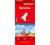 Michelin Benelux Map 714 (Maps/Country (Michelin)) [Idioma Inglés]