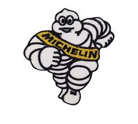 MICHELIN Bibendum Lucky Racing MOTORSPORT parche patch bordado con logotipo para planchar de hierro en apliques