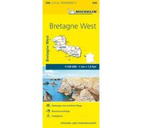 Michelin Bretagne West: Straßen- und Tourismuskarte 1:150.000: 308