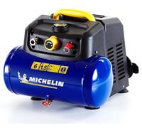 MICHELIN - Compresor de Aire CA- 1129981037 - 1.5 HP - 8 Bar - 6L Capacidad - Silencioso - Portátil - Sin Aceite