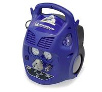 MICHELIN - Compresor de aire portátil MCX6U - Tanque de 6 litros - Sin aceite - Motor de 1,5 hp - Presión máxima 8 bar - Flujo de aire 160 l/min - 9,6 m³/h, Azul