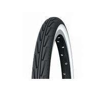 Michelin City.J Cubierta Rígida, Rennradreifen City'J, 32-540 (24X1 3/8X1 1/4), Schwarz/Weiãÿ, FA003466041, Negro, 32-540 (24X1 3/8X1 1/4)