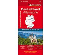 Michelin Deutschland: Straßen- und Tourismuskarte; Auflage 2023: 718