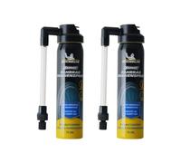 MICHELIN Expert - Spray antipinchazos para bicicleta, 2 x 75 ml, sellador de neumáticos de bicicleta, reparación de neumáticos de bicicleta sin herramientas