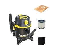 Michelin HP20HOME Aspirador 20L 1200W - Seco y Húmedo - Soplado - Toma Herramientas Eléctricas - Sistema Limpieza Filtro - Hogar y Taller