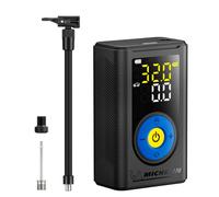 MICHELIN Inflador de neumáticos inalámbrico, compresor de aire portátil, 150 PSI, batería dual de 5200 mAh, apagado automático, pantalla LED, para coches, motocicletas y bicicletas