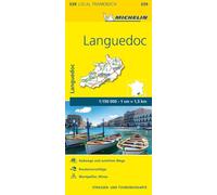 Michelin Languedoc: Straßen- und Tourismuskarte 1:150.000: 339