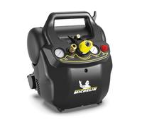 MICHELIN MX POP AIR 6-1.5 - Compresor de Aire Portátil Sin Aceite - Depósito 6 L - Motor 1,5 HP - 8 Bar - 180 l/min - 3.400 RPM - Soplar Inflar Clavar Aerografía - 9 kg 230V