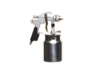 MICHELIN - Pistola de pintura profesional Tipo de succión con tanque de 1 L - Boquilla de 1,5 mm - Consumo de aire: 200-300 l/min - Presión de funcionamiento: 3-5 bar, negro