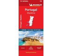 Michelin – Portugal y Madeira: Mapa de carreteras y turismo 1:400.000 – Inglés – Gräfe & Unzer