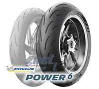 Michelin POWER 6 180/55ZR17 73W Rear TL M/C