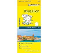 Michelin Roussillon: Straßen- und Tourismuskarte 1:150.000: 344