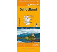 Michelin Schottland: Straßen- und Tourismuskarte 1:400 000: 501