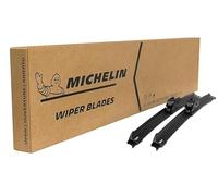 Michelin Stealth Ultra Wipers - Kit de cuchillas de haz | Longitud: 600/350 mm | Juego de limpiaparabrisas delanteros para RHD: Renault Zoe 2012- | Abarth 500/595/695 2008- | Ford Ka 2010-2016 |