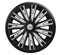 Michelin 9033 - Juego de 4 tapacubos de 13 pulgadas, color negro