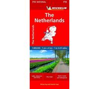 Michelin The Netherlands - Michelin National Map 715 (Map) (Importación USA)