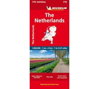 Michelin the Netherlands Road and Tourist Map (Michelin Maps) [Idioma Inglés]: Straßen- und Tourismuskarte 1:400 000: 715 (MAPA NATIONAL)
