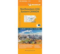 Michelin Usa: Northeast, Canada: East Map 583 (Michelin Regional Maps) [Idioma Inglés]
