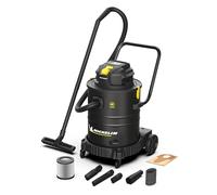 Michelin X5 50LS Aspirador Industrial 50L 1000W - Seco Húmedo - Depósito INOX - Silencioso 60dB - Toma Herramientas - Drenaje Rápido