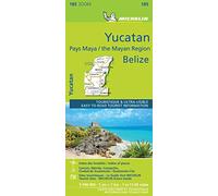 Mapa Zoom Yucatan Et Pays Maya - Yucatan & The Mayan Region (11185): Belize: 142