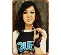 Michelle Branch - Póster de celebridades para decoración de pared del hogar, letrero de metal retro de 20 x 30 cm
