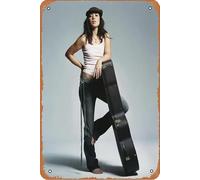 Michelle Branch - Póster de celebridades para decoración de pared del hogar, letrero de metal retro de 20 x 30 cm