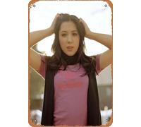 Michelle Branch - Póster de celebridades para decoración de pared del hogar, letrero de metal retro de 20 x 30 cm