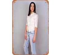 Michelle Branch - Póster de celebridades para decoración de pared del hogar, letrero de metal retro de 20 x 30 cm