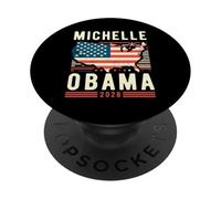 Michelle Obama 2028 Elecciones presidenciales Demócratas PopSockets PopGrip Adhesivo