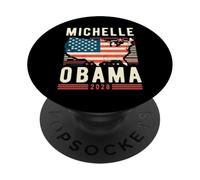 Michelle Obama 2028 Elecciones presidenciales Demócratas PopSockets PopGrip Adhesivo
