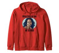Michelle Obama Camisa When They Go Low We Go High Quote Sudadera con Capucha