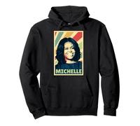Michelle Obama Vintage Colores Sudadera con Capucha
