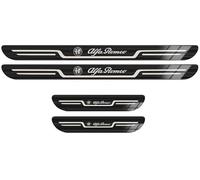 michengxxx 4 Piezas Protector de Umbral para Alfa Romeo Giulia GTA/GTAm Limited Edition 2021, de Acero Inoxidable Antiarañazos y Antideslizante