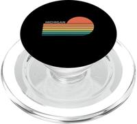 Michigan Retro Sunset PopSockets PopGrip para MagSafe