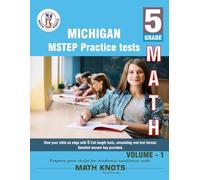 Michigan State , 5th Grade MATH Practice Tests ,Volume 1