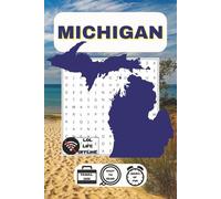 Michigan Word Search: 48 Puzzles Exploring the Great Lakes State’s People, Places & History (U.S. States)