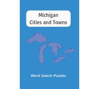 Michigan word search: puzzle book of city names | 6x9 inches