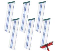 MICHIHOMIE 6 Piezas Fundas de Microfibra de Recambio Compatibles con el Limpiacristales 2 in 1 Vileda Profi, Fundas Lmpiar Cristales (No para La Escobilla de Goma)