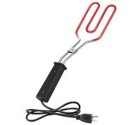 MICHOLY Encendedor de carbón eléctrico, 650 W, para barbacoa de carbón vegetal, briquetas y fuego de camping con elemento calefactor de acero inoxidable 304, cable de 63,5 cm (barbacoa, chimenea