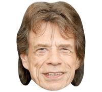 Mick Jagger (Smile) Big Head. Máscara más grande que la vida.