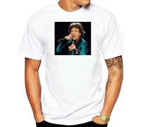 Mick Jagger The Best Frontmen in Rock T-Shirt White XXL