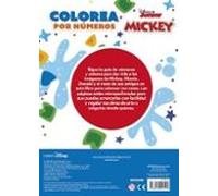 Mickey. Colorea Por Números Con Ceras