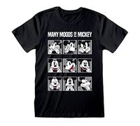 Mickey ET Amis - Many Moods of Mickey - Camiseta para Hombre (L)