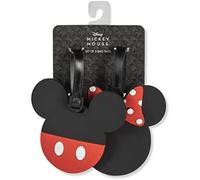 Peers Hardy – Etiquetas para equipaje – Mickey y Minnie Mouse VT700349L.PH – 2 piezas negro y rojo