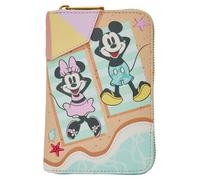 Mickey & Minnie Beach Fun Zip Around Wallet Loungefly
